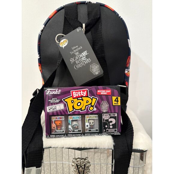 Funko NBC Halloween Mini Backpack + Bitty POP! 4-Pack NEW - Picture 6 of 9